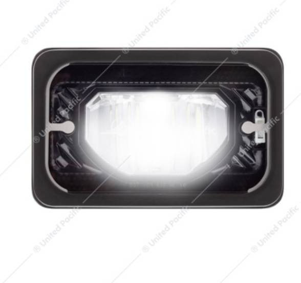 34133 4x6 HEATED BLACK LOW BEAM HEADLIGHT