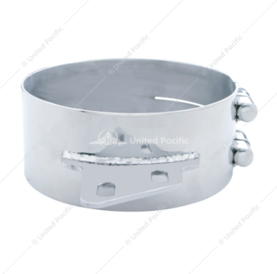 10285 8" PB ANGLED JOINT EXHAUST CLAMP SS