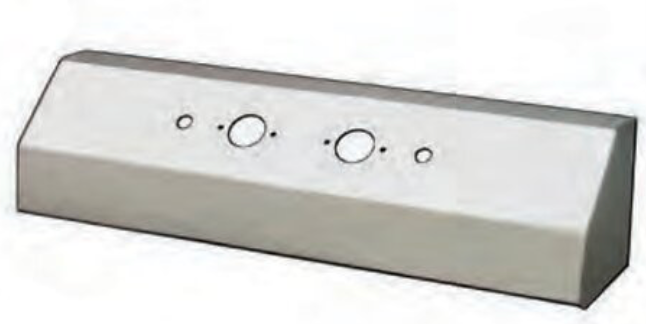 12020 AIR LINE BOX DOUBLE CONNECTOR BLANK SS