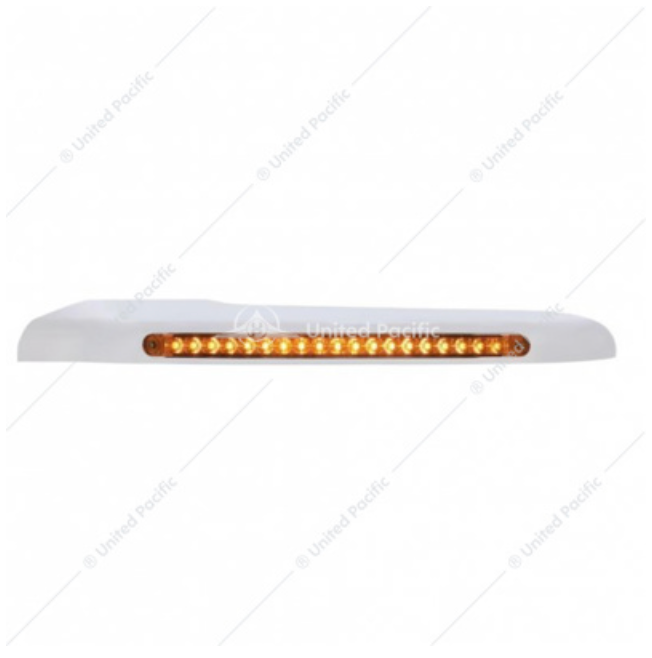 32560 PB 389 FRONT FENDER COVER W/LED AMBER DRIVER SIDE