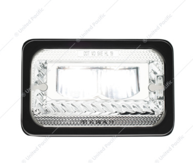 34132 4X6 HIGH BEAM HEATED LED HEADLIGHT