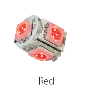 74981 RED LED TOWER STYLE LIGHT BULB #3156