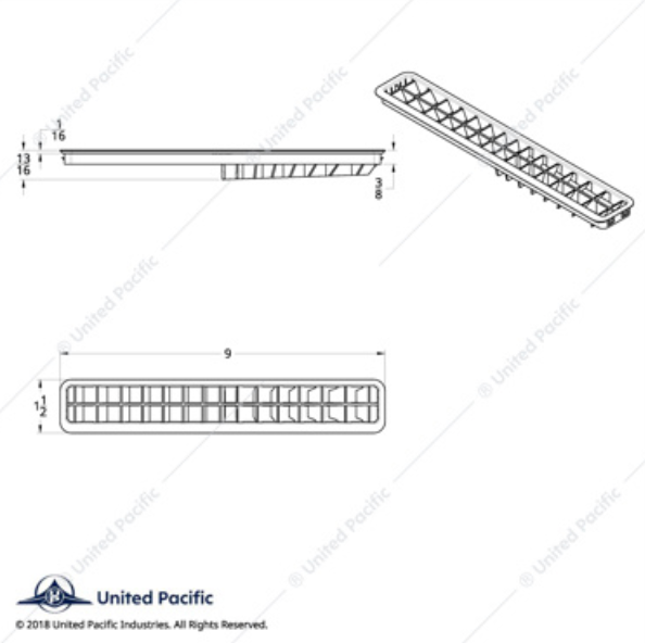 41371 KW A/C WINSHILED VENT C/P