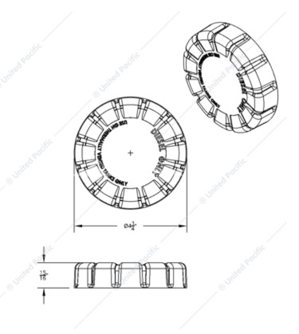 42523 KW FUEL CAP COVER