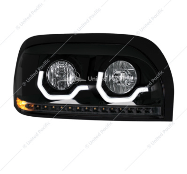 31206 BLK FL CENTURY HEADLIGHT PASSENGER SIDE