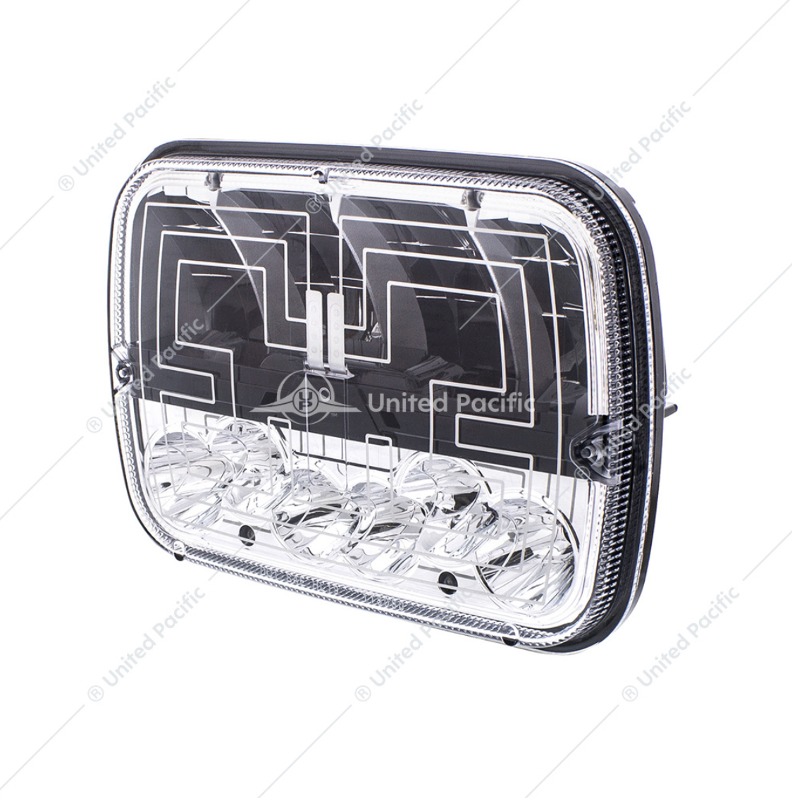 34137 7x5" HEATED LED HEADLIGHT HIGH/LOW BEAM