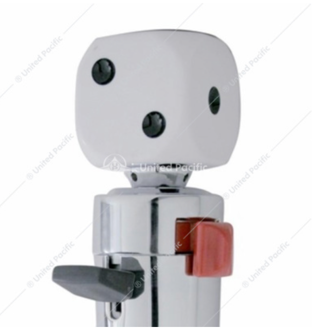 70616 WHITE DICE GEAR SHIFT
