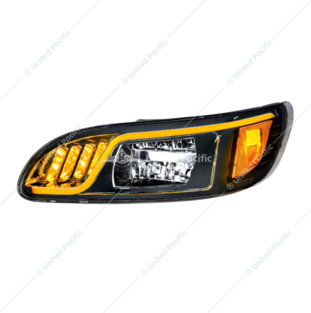 31073 BLACK PB 386 08+ HEADLIGHT HIGH POWER LED DRIVER SIDE