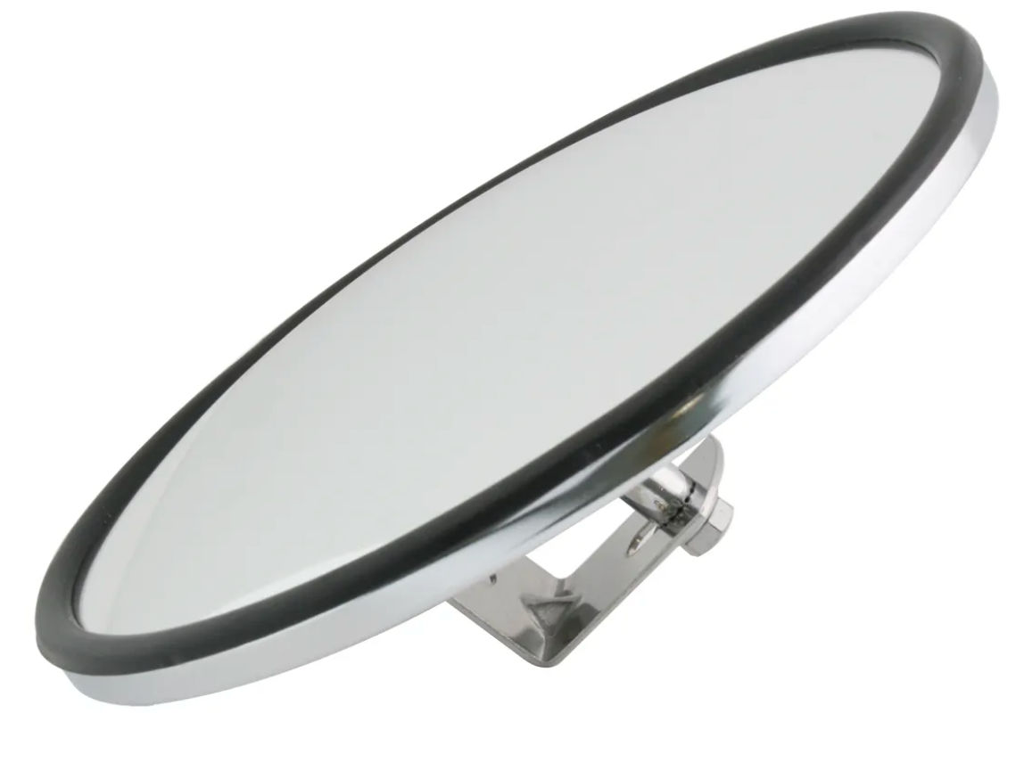 33270-GG CR 5" CONVEX MIRROR W L BRACKET CENTER MOUNT