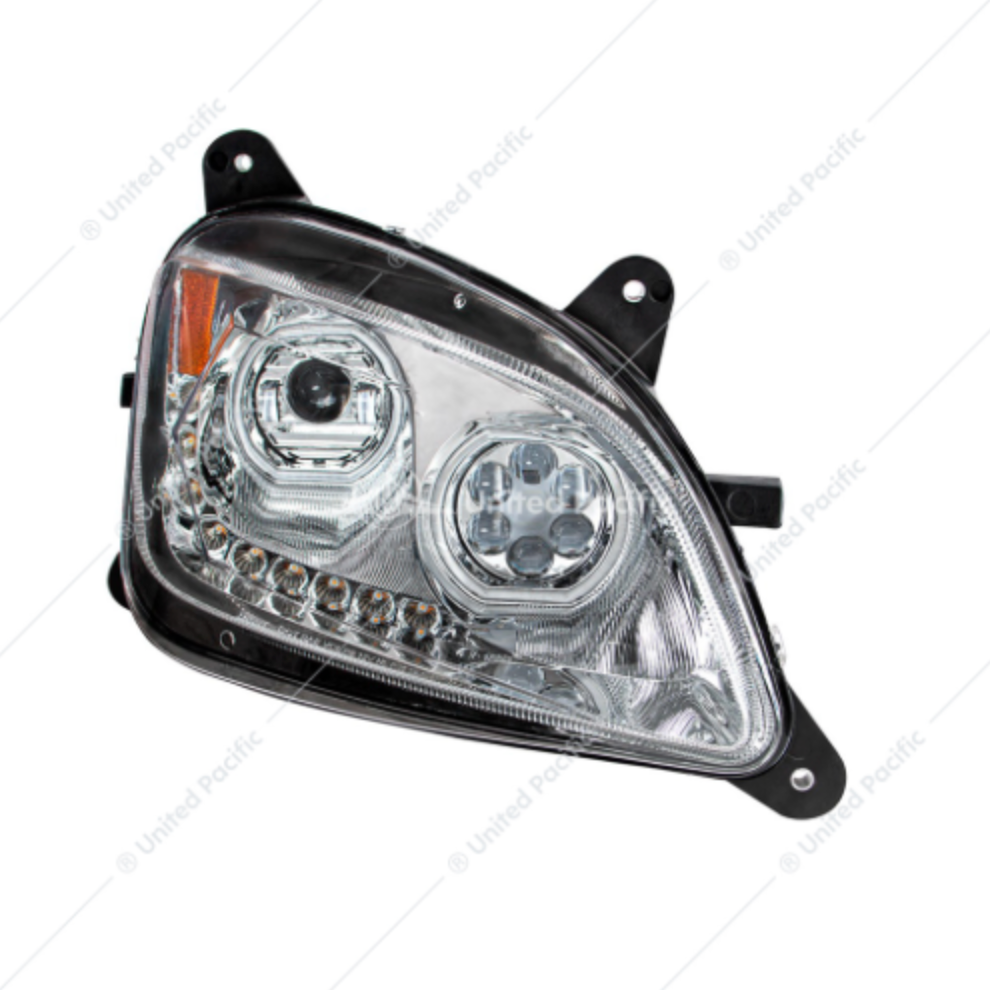 35746 PB 579 CHROME HEADLIGHT PASSENGER SIDE