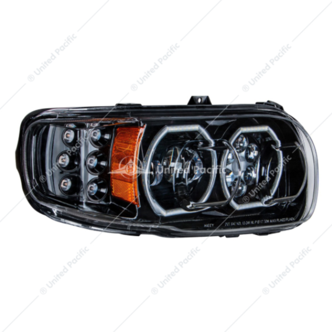35787 PB 389 HEADLIGHT LED PASSENGER SIDE BLACK OUT