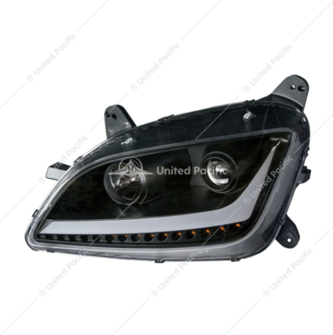 35814 PB 579 PROJECTION HEADLIGHT DRIVER SIDE BLACK OUT