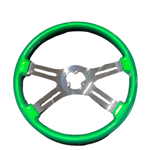 57701 GREEN-18" STERRING WHEEL CLASSIC HULK