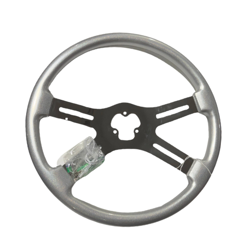 58401 SILVER 18" STEERING WHEEL