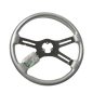 58401 SILVER 18" STEERING WHEEL