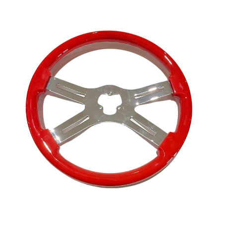58301 18" CLASSIC RED STEERING WHEEL