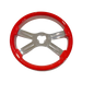 58301 18" CLASSIC RED STEERING WHEEL
