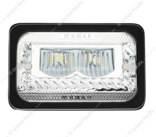 34132 4X6 HIGH BEAM HEATED LED HEADLIGHT