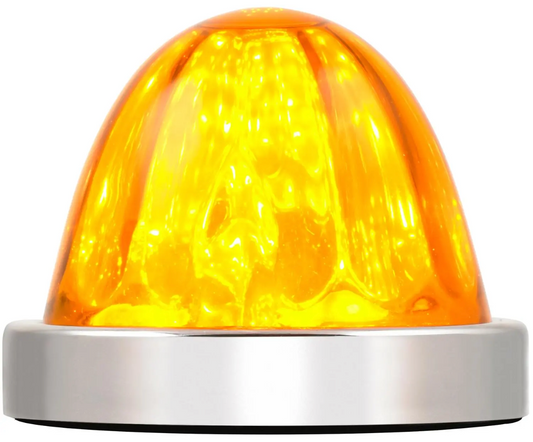 81860  18 LED LIGHT AMBER WATERMELON GLASS LENS KIT
