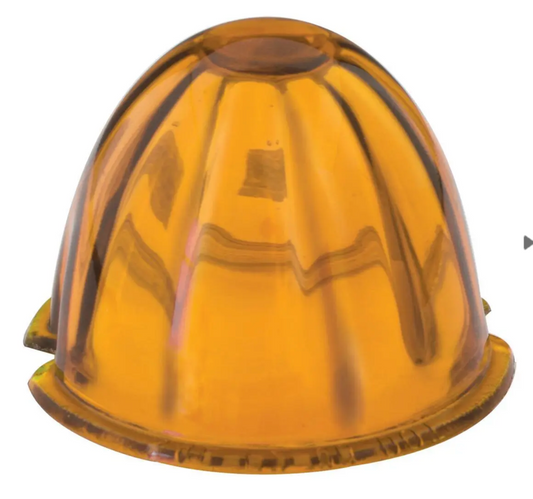 92801 3.5" LIGHT AMBER WATERMELON GLASS LENS
