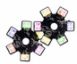 TLED-X3RGB 5" STAR RGB BREATHER LED SET OF 2 W/REMOTE