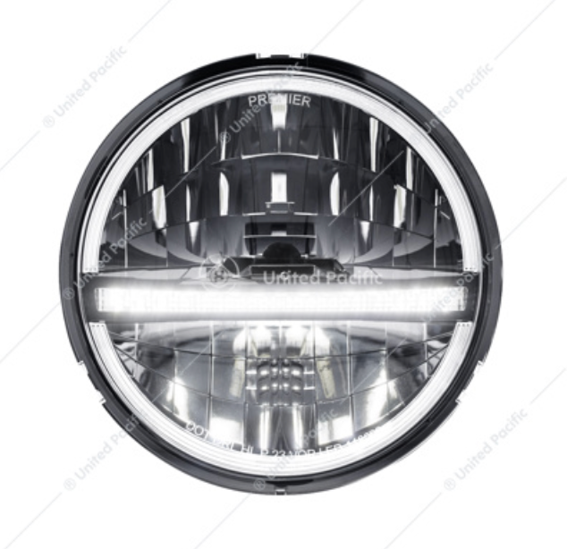 31020-UP  5-3/4" ROUND LED HEADLIGHT BLACK
