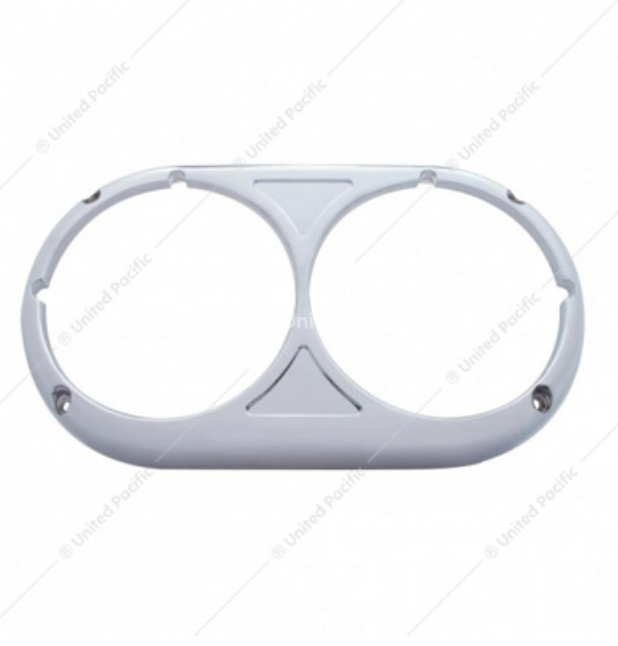 40982 CR PL DUAL LIGHT HEADLIGHT BEZEL