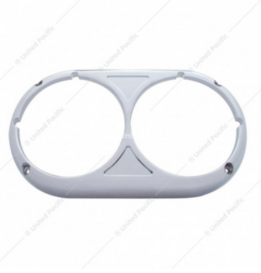 40982 CR PL DUAL LIGHT HEADLIGHT BEZEL