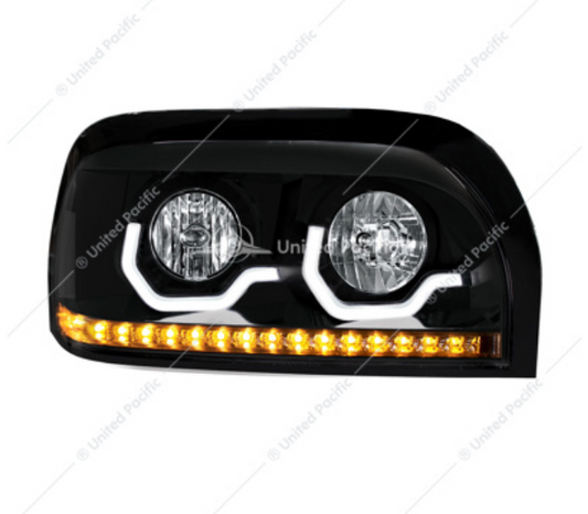31206 BLK FL CENTURY HEADLIGHT PASSENGER SIDE