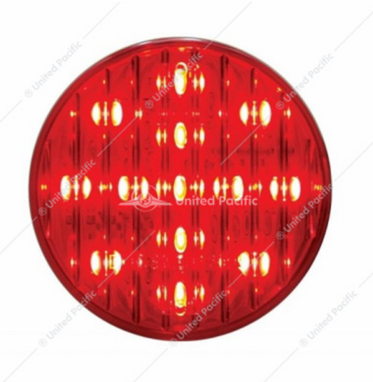 38177 13LED 2.5"FLAT MARKR LIGHT RED/RED