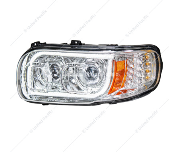 31144 PB 389 HEADLIGHT DRIVER SIDE CHROME