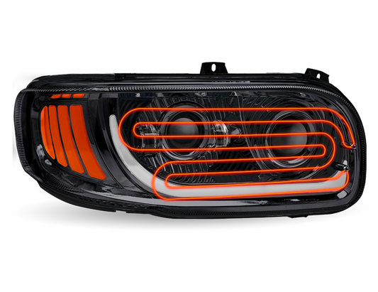 TLED-H116 PB 389 HEATD HEDLIHT DRIVER SIDE BLACK OUT