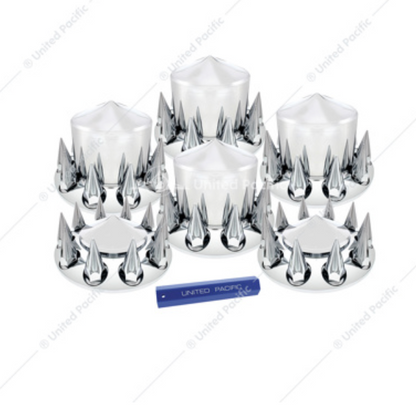10308 AXLE COVER KIT POINTED STYLE 33MM LUG NUT COVERS THREADED