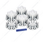 10308 AXLE COVER KIT POINTED STYLE 33MM LUG NUT COVERS THREADED