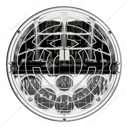 34138 7" HEATED HEADLIGHT HIGH/LOW BEAM