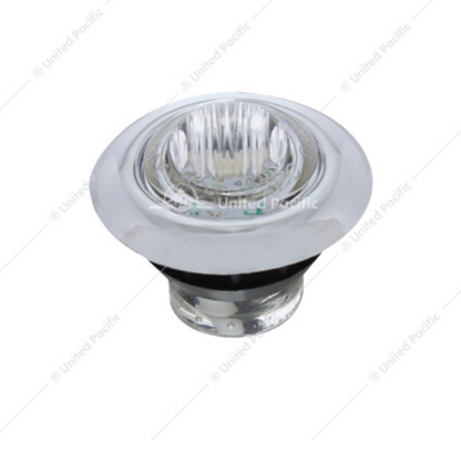 39937 MINI PENNY WHITE LED W/ BEZEL