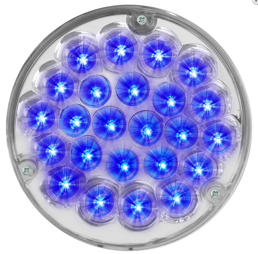 82275 4" Pearl blue/clear w/ 1157 socket