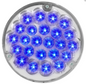 82275 4" Pearl blue/clear w/ 1157 socket