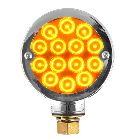 75190 3" DOUBLE FACED LIGHT AMBER/RED AR LENSE
