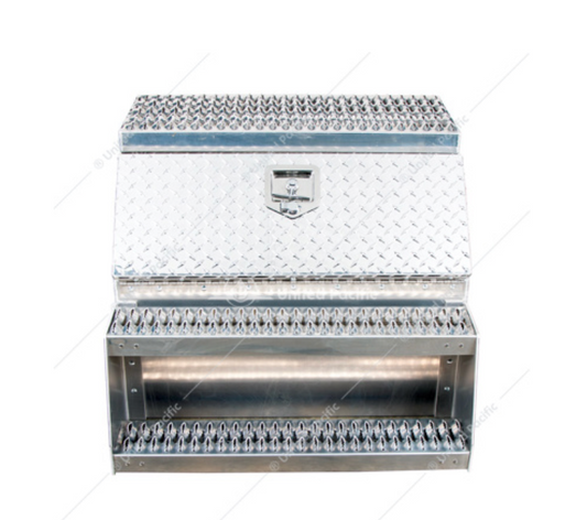 50203 AL STEP SADDLE BOX 30"L X 25"W X 28"H