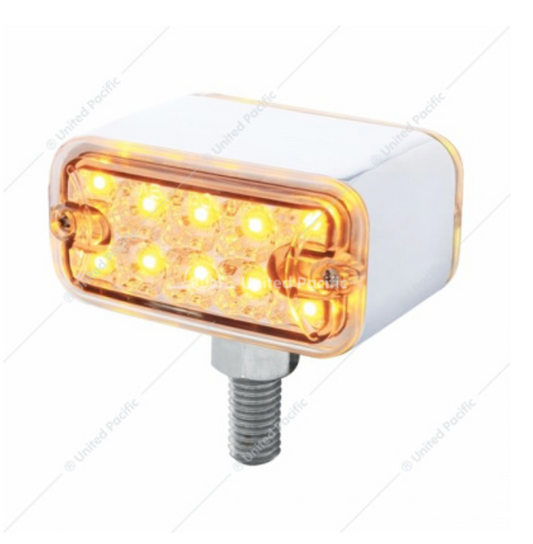 36418 T-MOUNT AMBER/RED CLEAR W/ REFLECTOR NO BEZEL