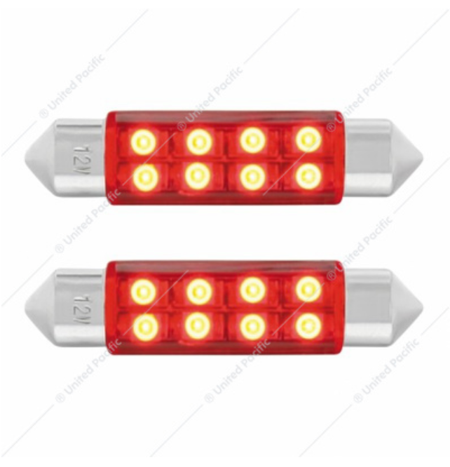 36597 DOME LED BULB RED