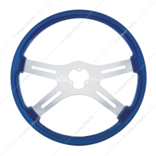 88224 18" BLUE STEERING WHEEL