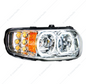 35785 PB 389 HEADLIGHT LED PASSENGER SIDE CHROME