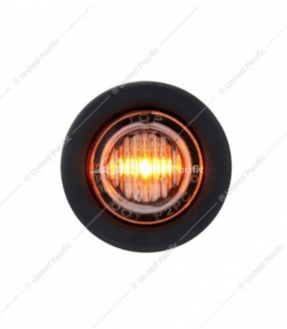 39769 MINI LIGHT AMBER/CLEAR 1" SIZE NO CHROME BEZEL