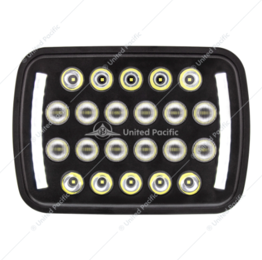 36449 4X6 HEADLIGHT HIGH PWR 18 LED OFF ROAD