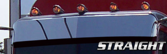 12695 SS KW VISOR 12" STRAIGHT