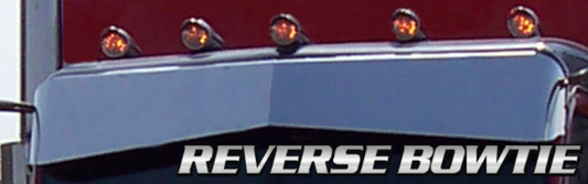 12551 KW VISOR RBT 11X8 FLAT FOR TRUCKS WITH WINSHIELD ONLY