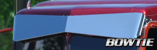 12552 KW VISOR BOWTIE 12X9 FOR TRUCKS WITH FLAT WINDSHIELD ONLY