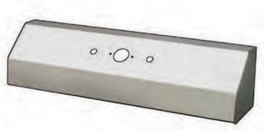 12000 AIR LINE BOX W/SINGLE CONNECTOR BLANK